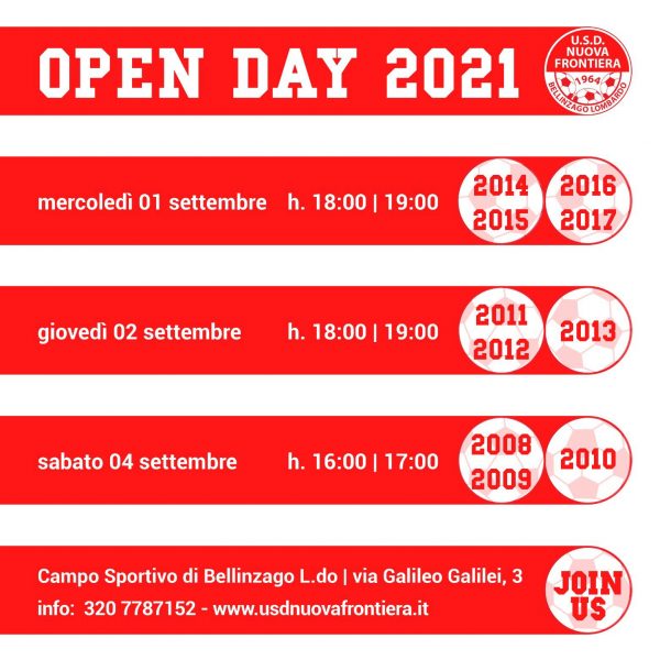 Open Day 2021