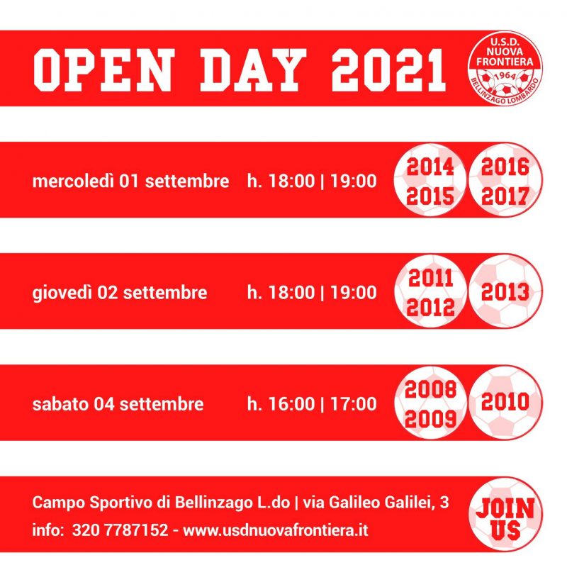 Open Day 2021