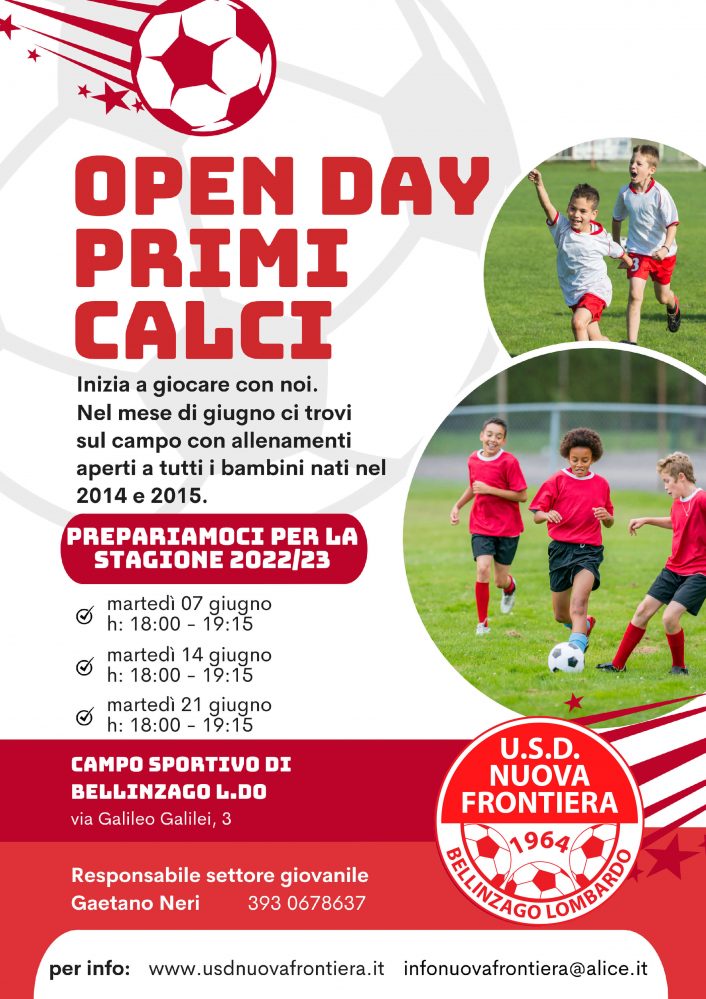 Open day | Primi calci (2014 e 2015)