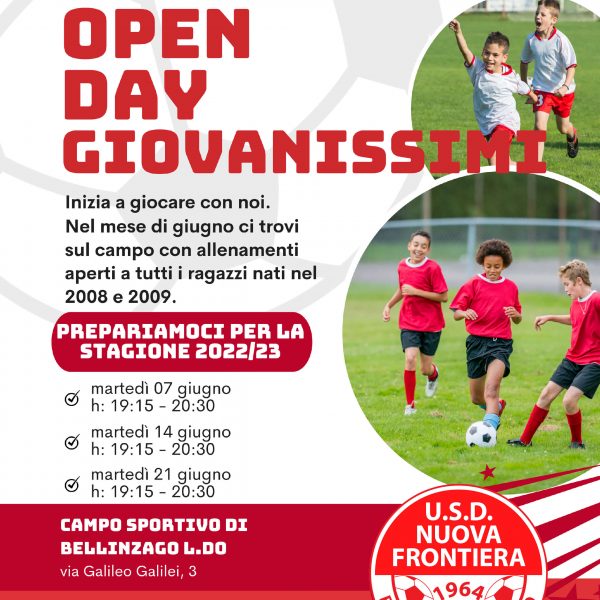 Open day | Giovanissimi (2008 e 2009)