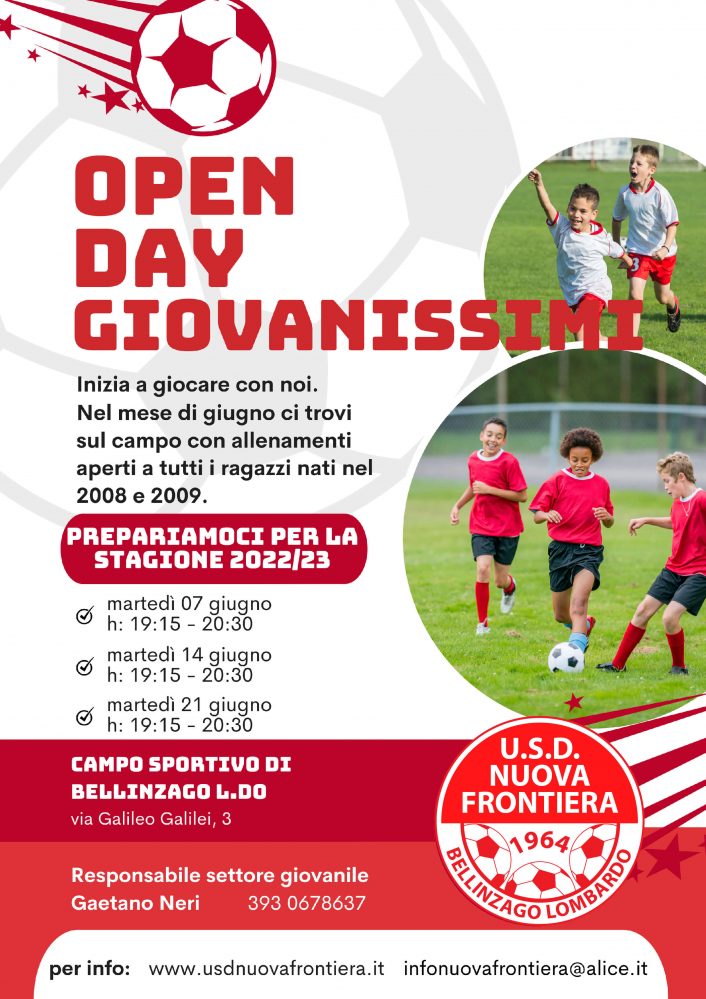 Open day | Giovanissimi (2008 e 2009)