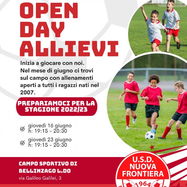 Open day | Allievi (2007)