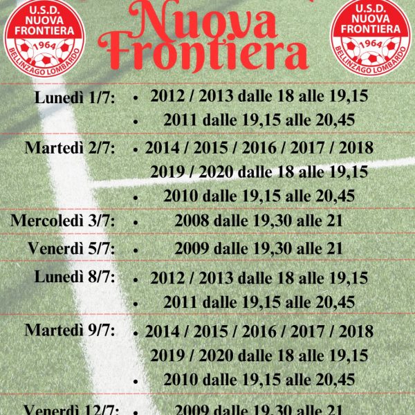 OPEN DAY U.S.D. NUOVA FRONTIERA