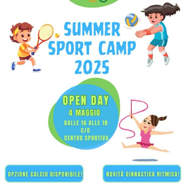 SUMMER SPORT CAMP 2025 OPEN DAY 4 MAGGIO