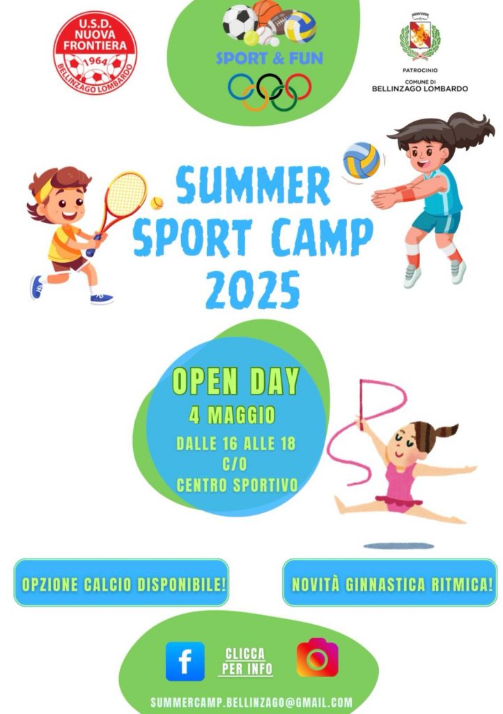 SUMMER SPORT CAMP 2025 OPEN DAY 4 MAGGIO