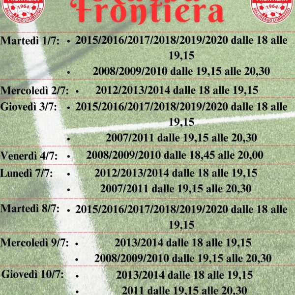 OPEN DAY U.S.D. NUOVA FRONTIERA
