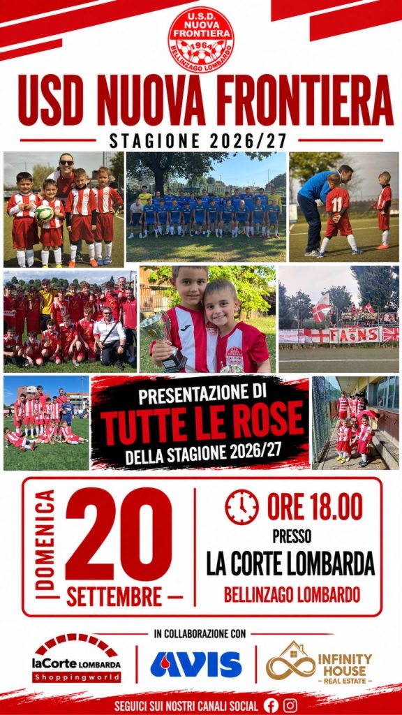 U.S.D. NUOVA FRONTIERA       stagione 2026/27 presentazione tutte le rose